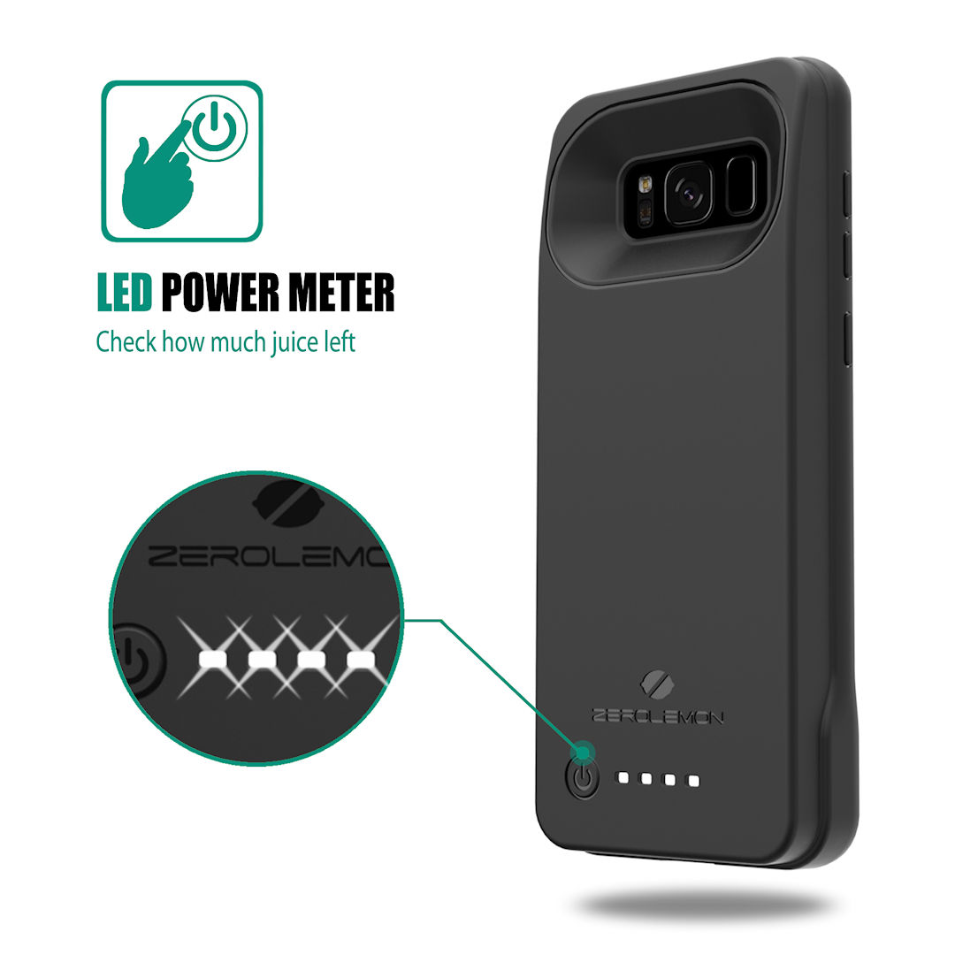 Galaxy S8 LG G6 capa com bateria ZeroLemon