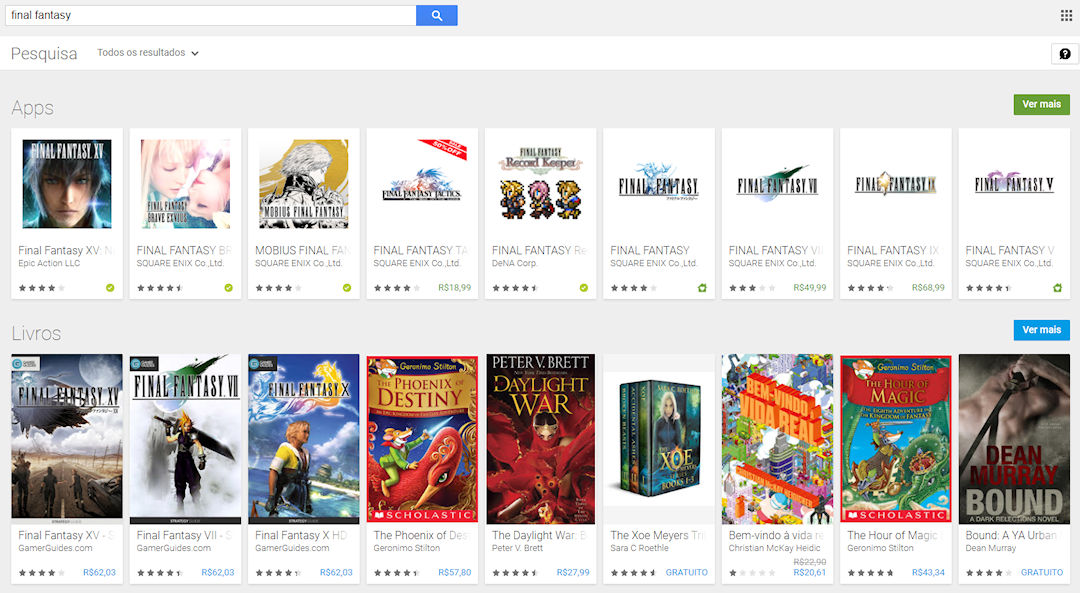 Resultados de pesquisa na loja Google Play estão mostrando apps com melhor qualidade