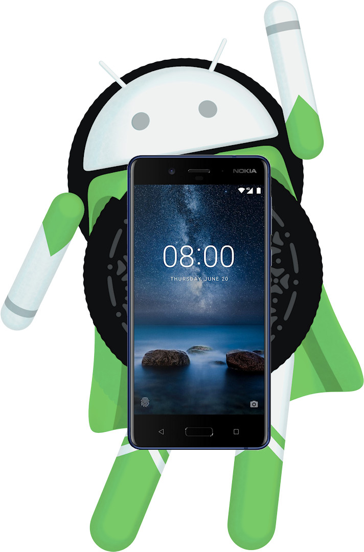 Android Oreo Nokia 8