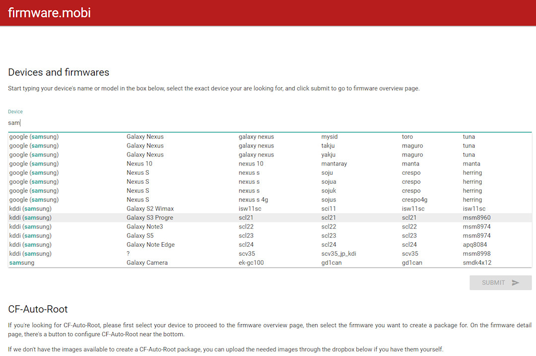 Site Firmware.mobi