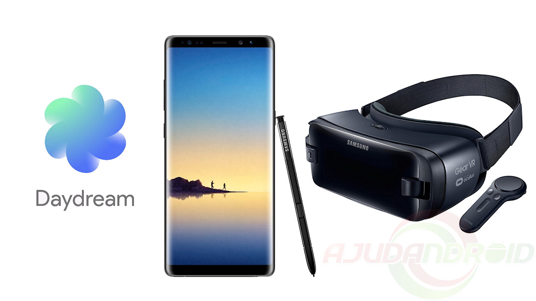 Galaxy  Note 8 chegará oficialmente com suporte para realidade virtual Daydream