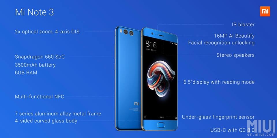 Xiaomi Mi Note 3