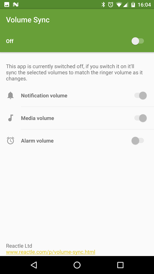 VolumeSync Sincronizar Volume no Android