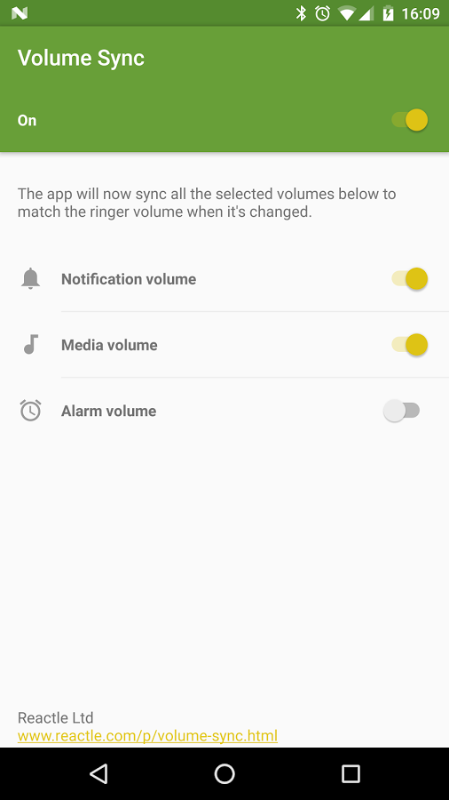 VolumeSync Sincronizar Volume no Android