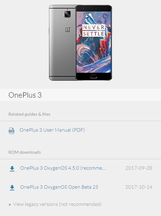 OnePlus 3 Android 8.0 Oreo beta