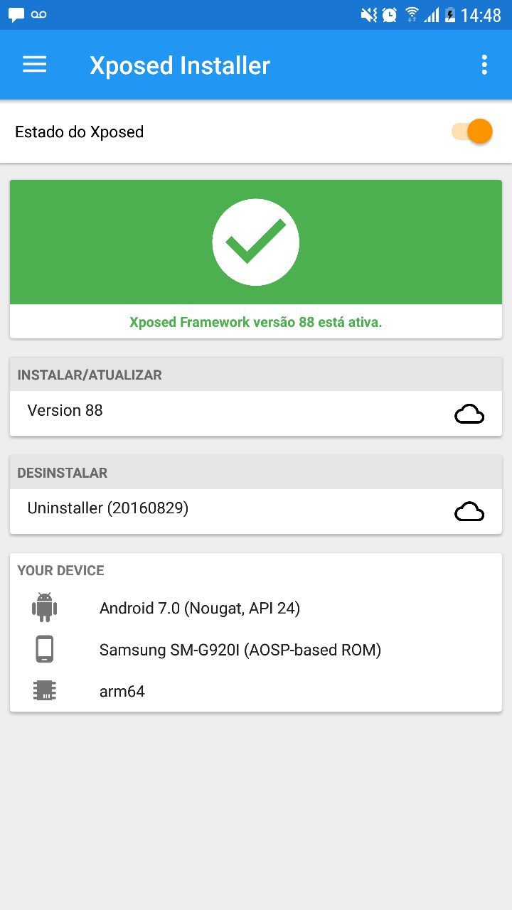 Xposed Android Nougat