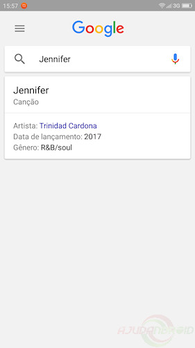 Google Assistente Que música é esta?