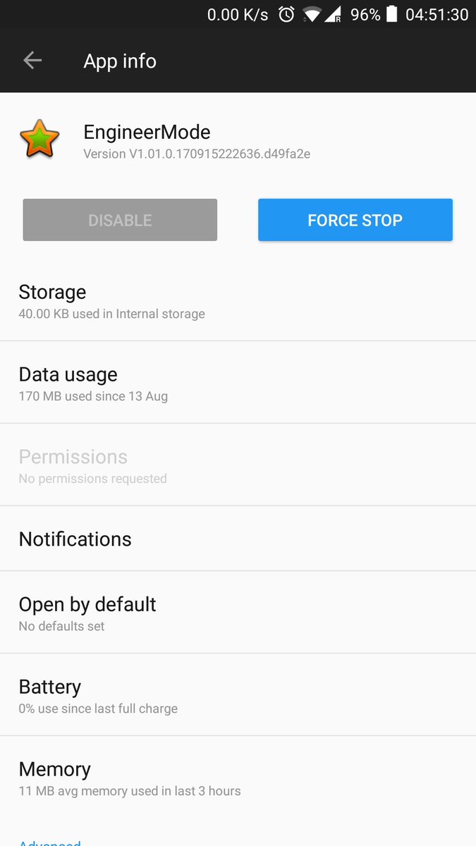 OnePlus Engineer Mode
