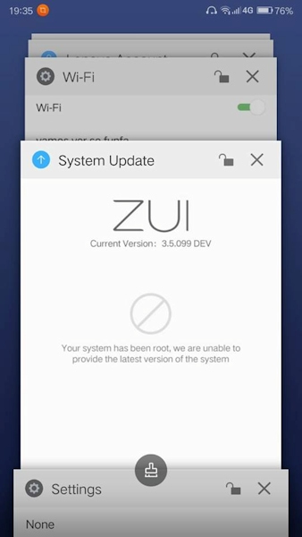 Zuk Z2 Zui 3.5