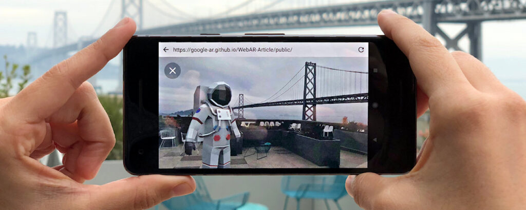 Google realidade aumentada no navegador