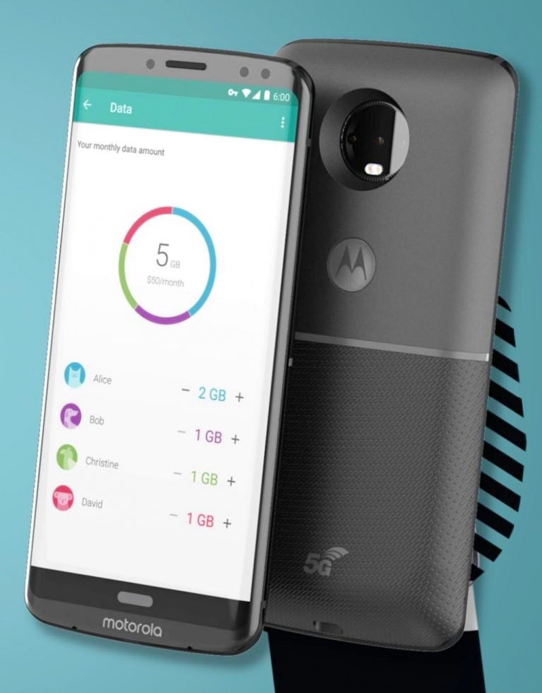 Moto Snap tecnologia 5G