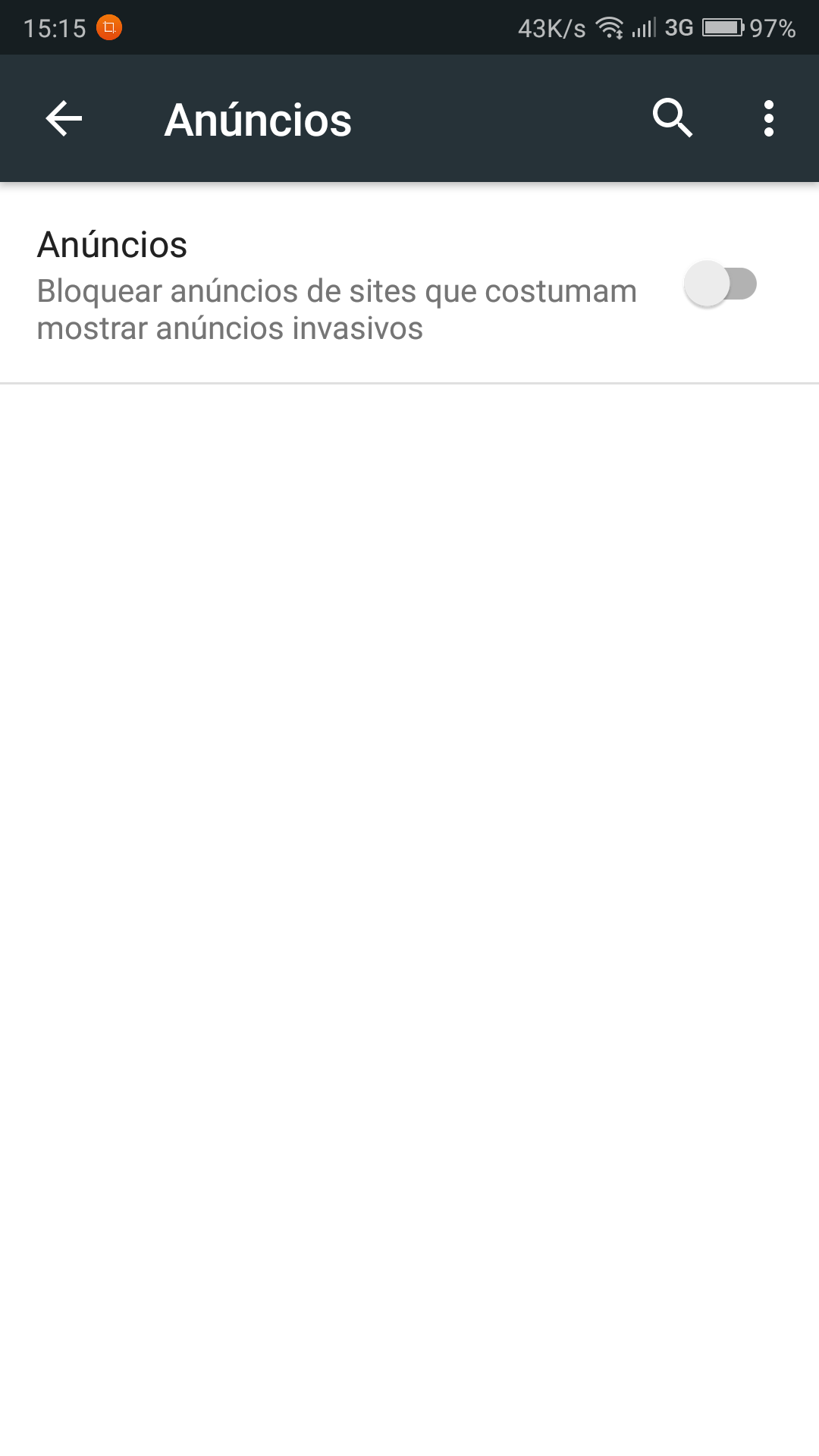 Chrome bloqueador de anúncios