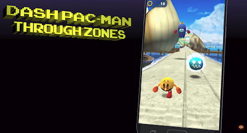 Pac-Man e Sonic Dash