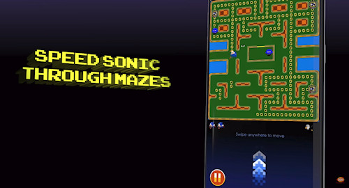 Pac-Man e Sonic Dash