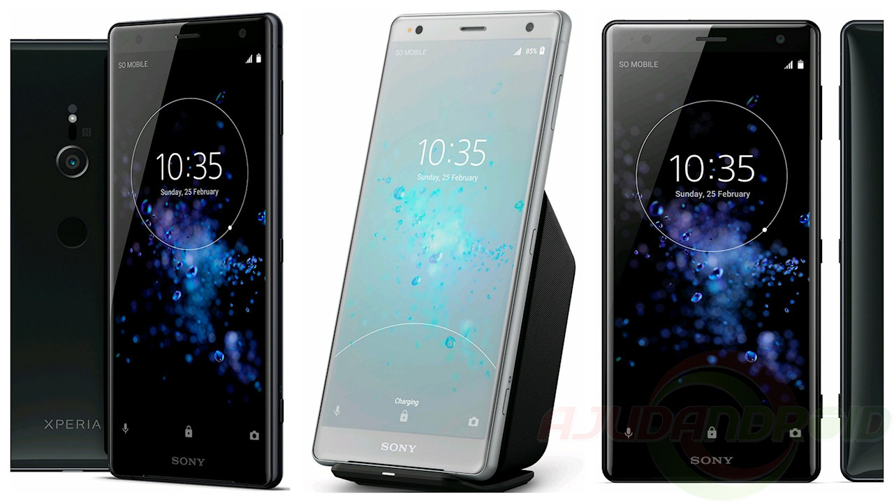 Vazam imagens dos Xperia XZ2 e Xperia XZ2 Compact revelando novo design dos aparelhos