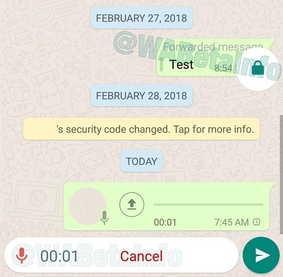 Whatsapp gravando áudio sem segurar botão