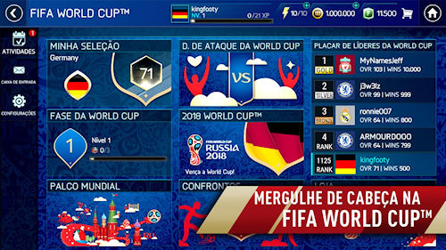 FIFA Mobile Copa do Mundo 2018 Rússia