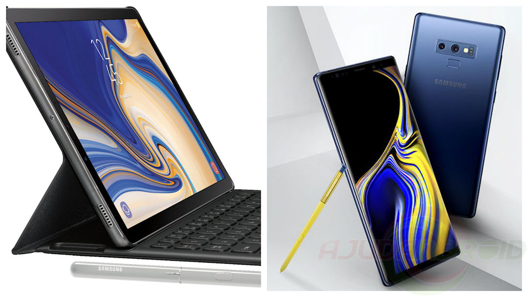 Galaxy Tab S4 e Galaxy Note 9