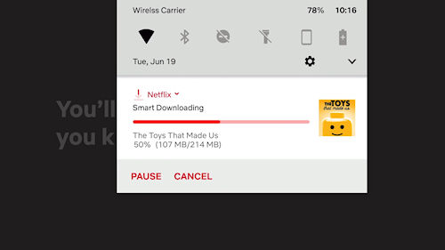 Netflix Smart Downloads