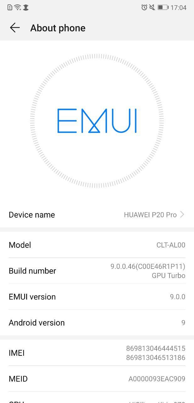 EMUI 9.0