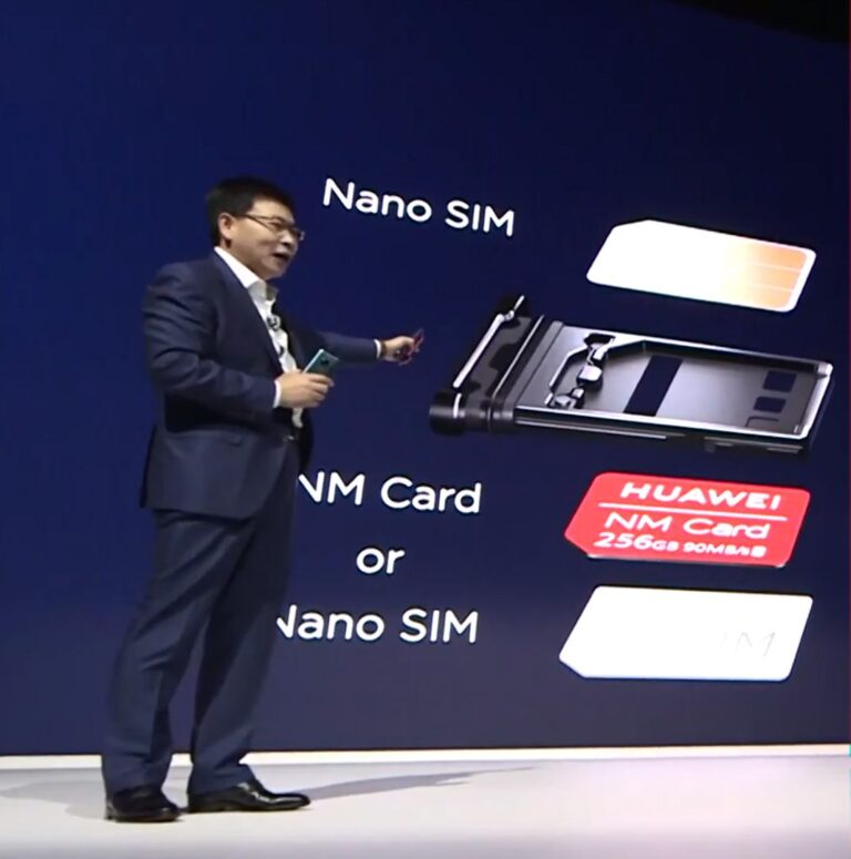 Huawei cartão NM (Nano Memory Card)