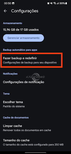 Fazendo backup do Android na nuvem com o Google Drive