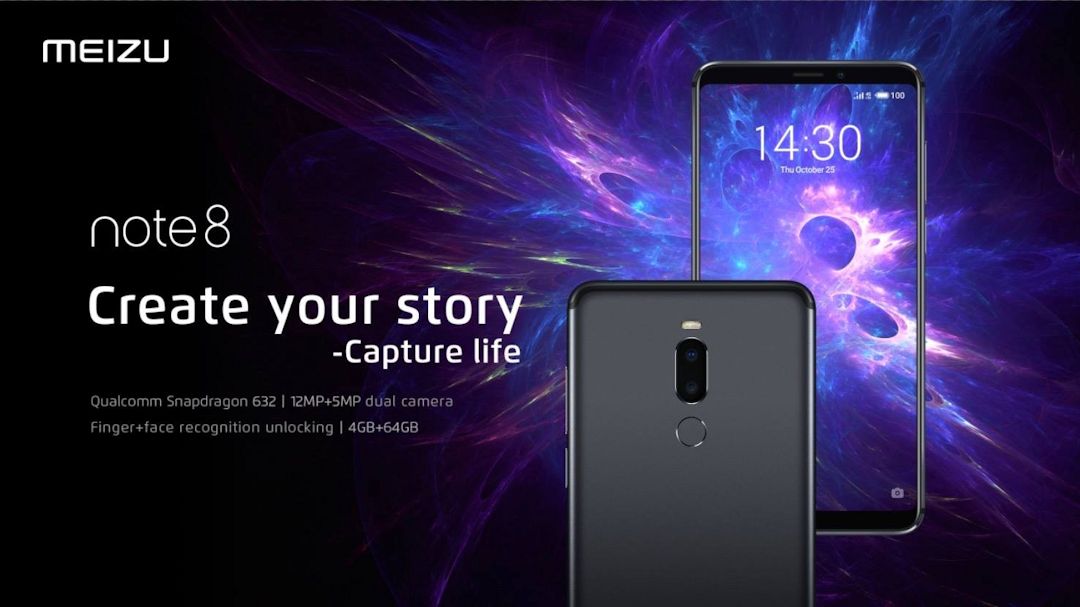 Meizu Note 8: 6 polegadas, Snapdragon 632, 4GB RAM e câmera dupla
