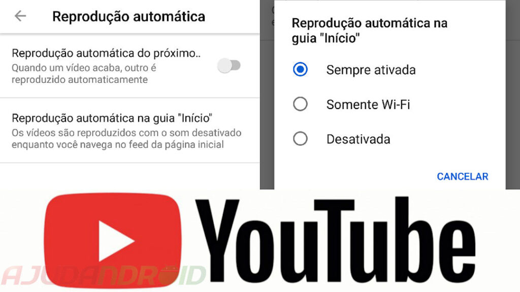 YouTube: Reprodução automática na guia Início para todos em breve