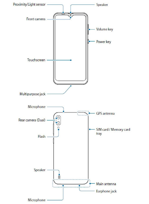 Galaxy M10 Especificações