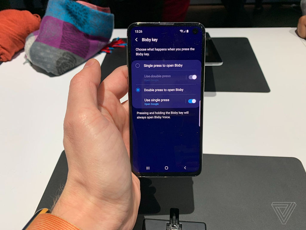 Galaxy S10, opção para trocar função do botaõ Bixby