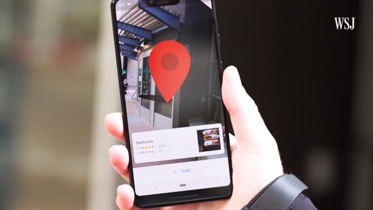 Google Maps com realidade aumentada