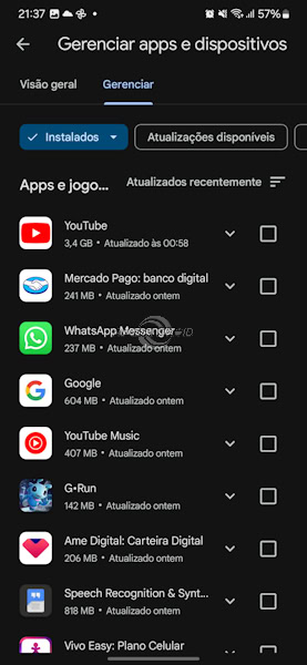 Google Play Store, como desinstalar vários apps ao mesmo tempo