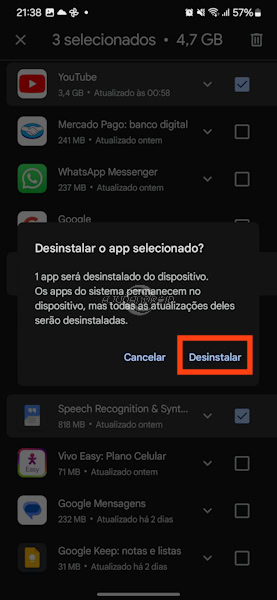 Google Play Store, como desinstalar vários apps ao mesmo tempo