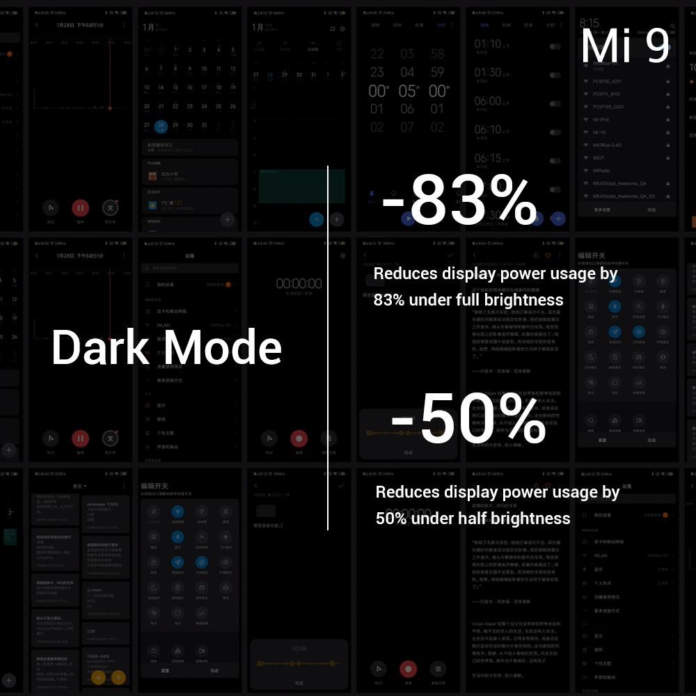 MIUI 10 modo noturno