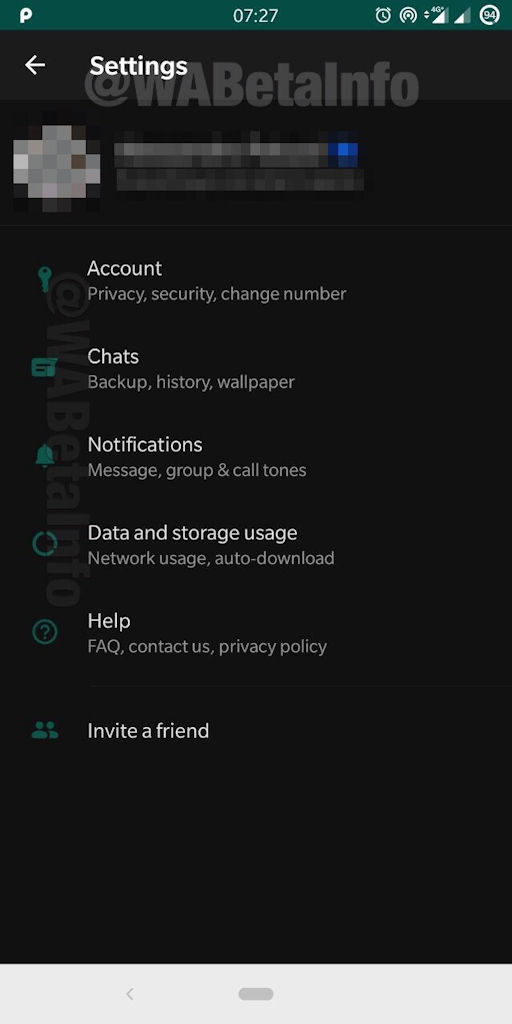 WhatsApp Tema Escuro