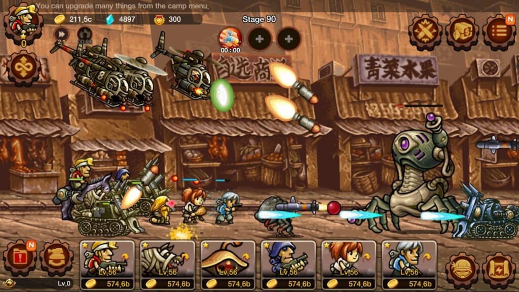 Metal Slug Infinity, jogo de RPG que você só precisa ficar clicando 2 Metal Slug Infinity