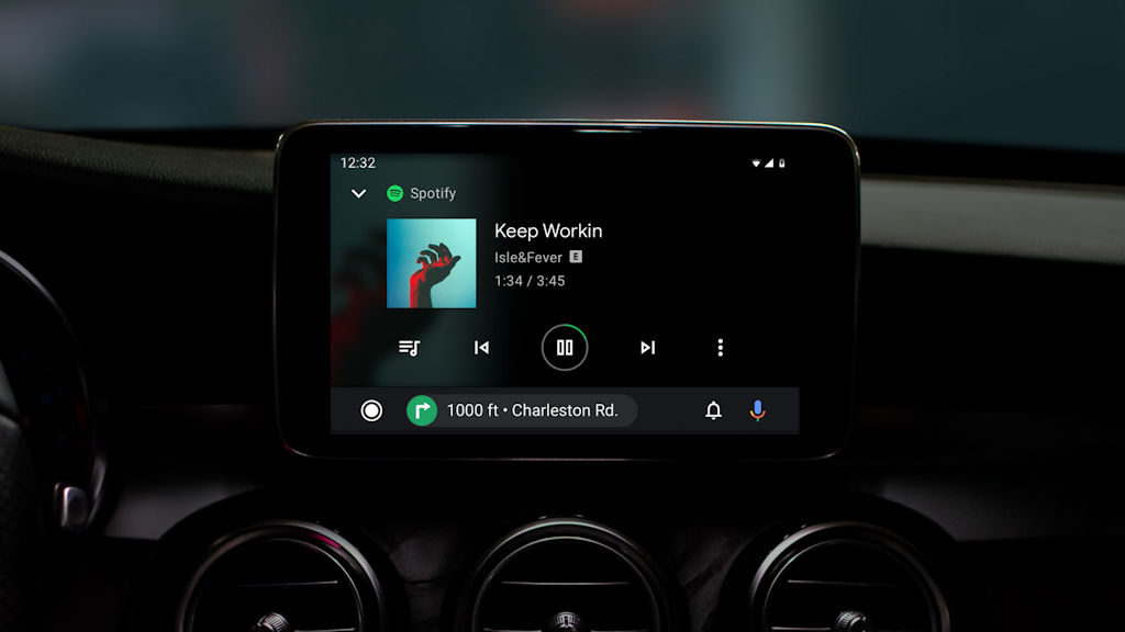 Android Auto novo design de 2019