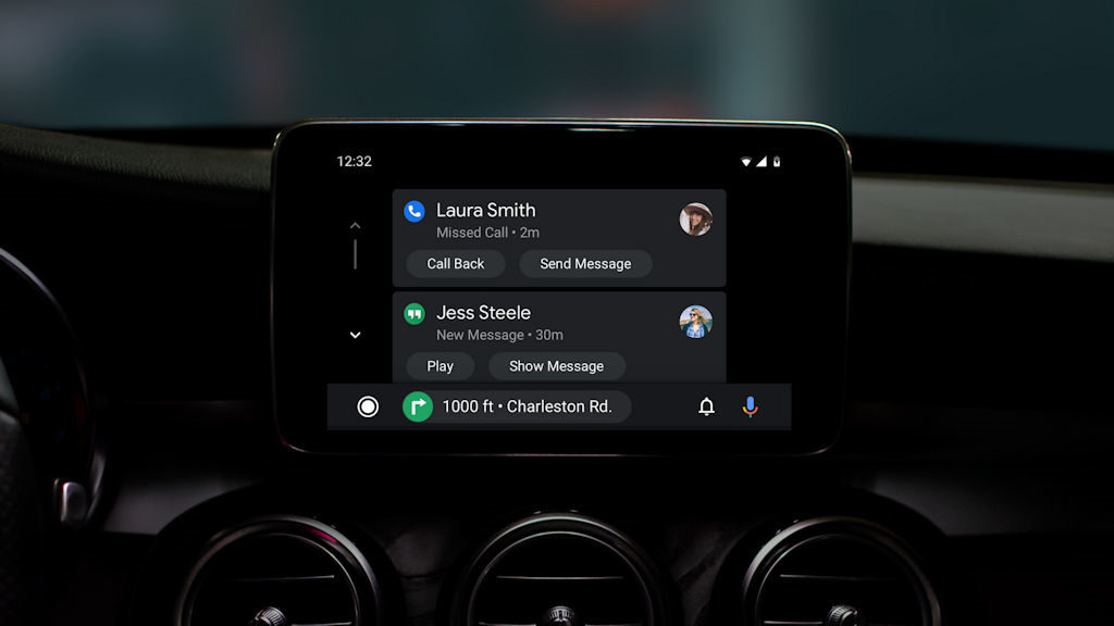 Android Auto novo design de 2019