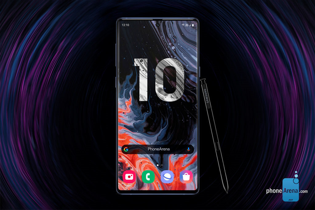 Render do Galaxy Note 10