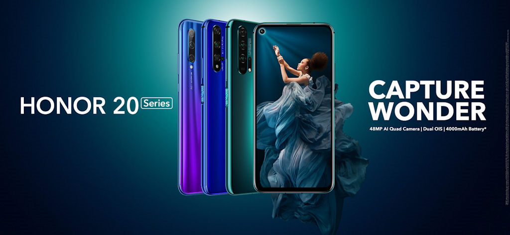 Honor 20 e 20 Pro são anunciados, quatro câmeras na traseira, tela com furo e mais