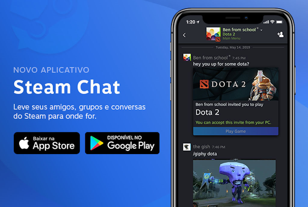 Steam Chat traz ao Android os principais recursos de conversa do computador