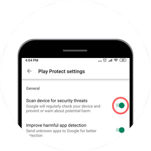 Aptoide desativar Google Protect para funcionar