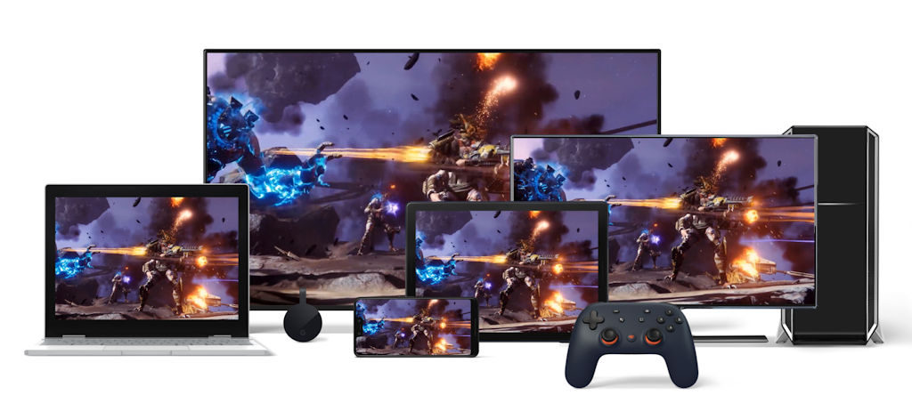 Google Stadia aparelhos compatíveis