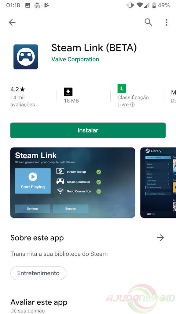 Loja Google Play design 2019