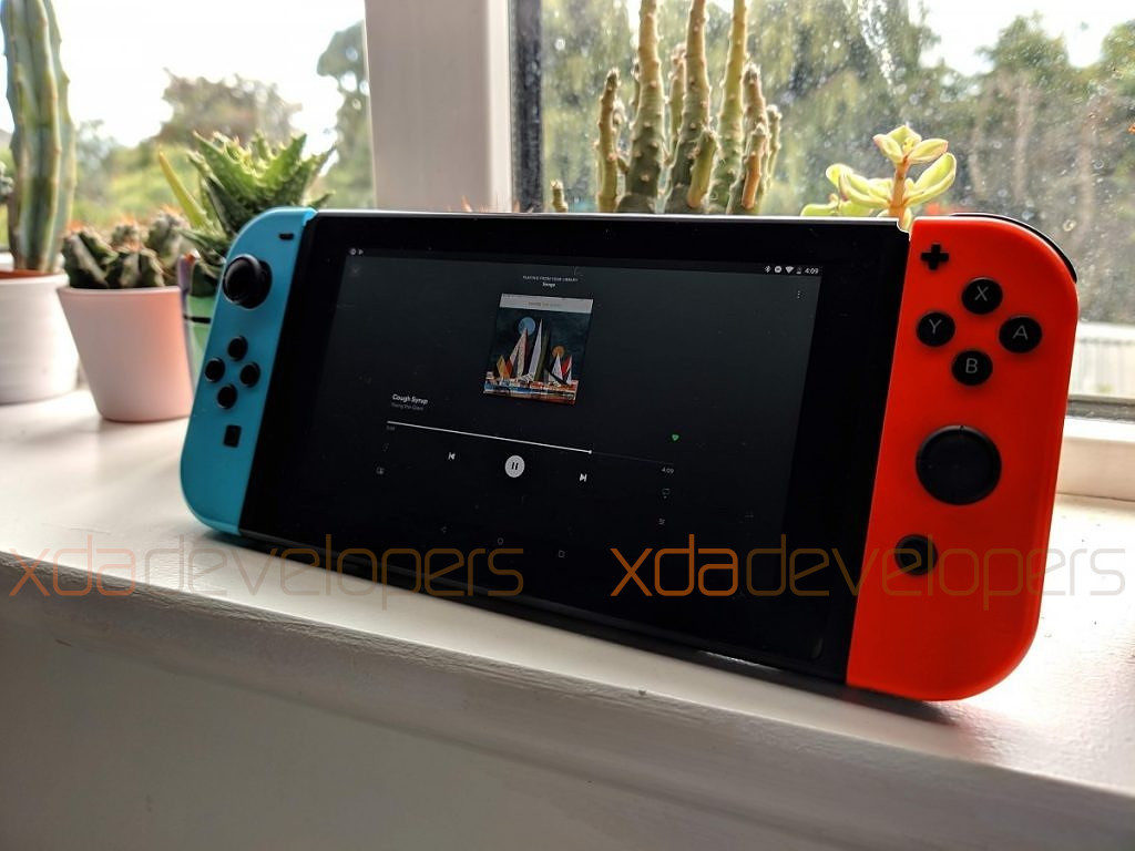 Nintendo Switch rodando o sistema Android