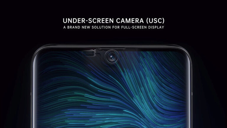 Oppo Under Screen Camera, câmera integrada na tela
