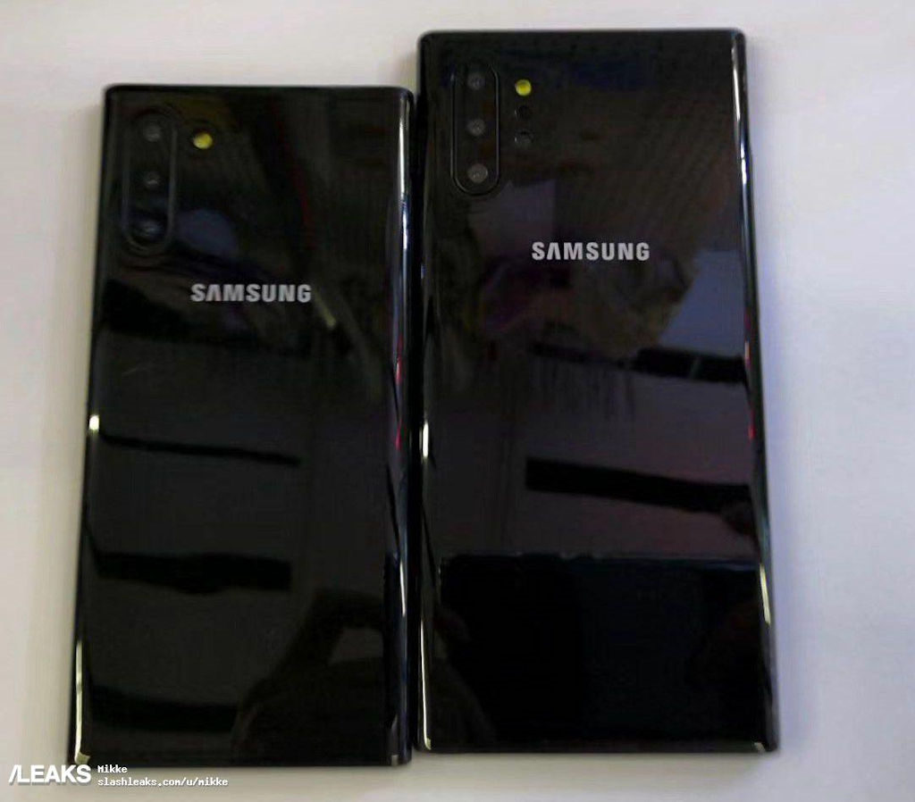 Galaxy Note 10+ e Note 10