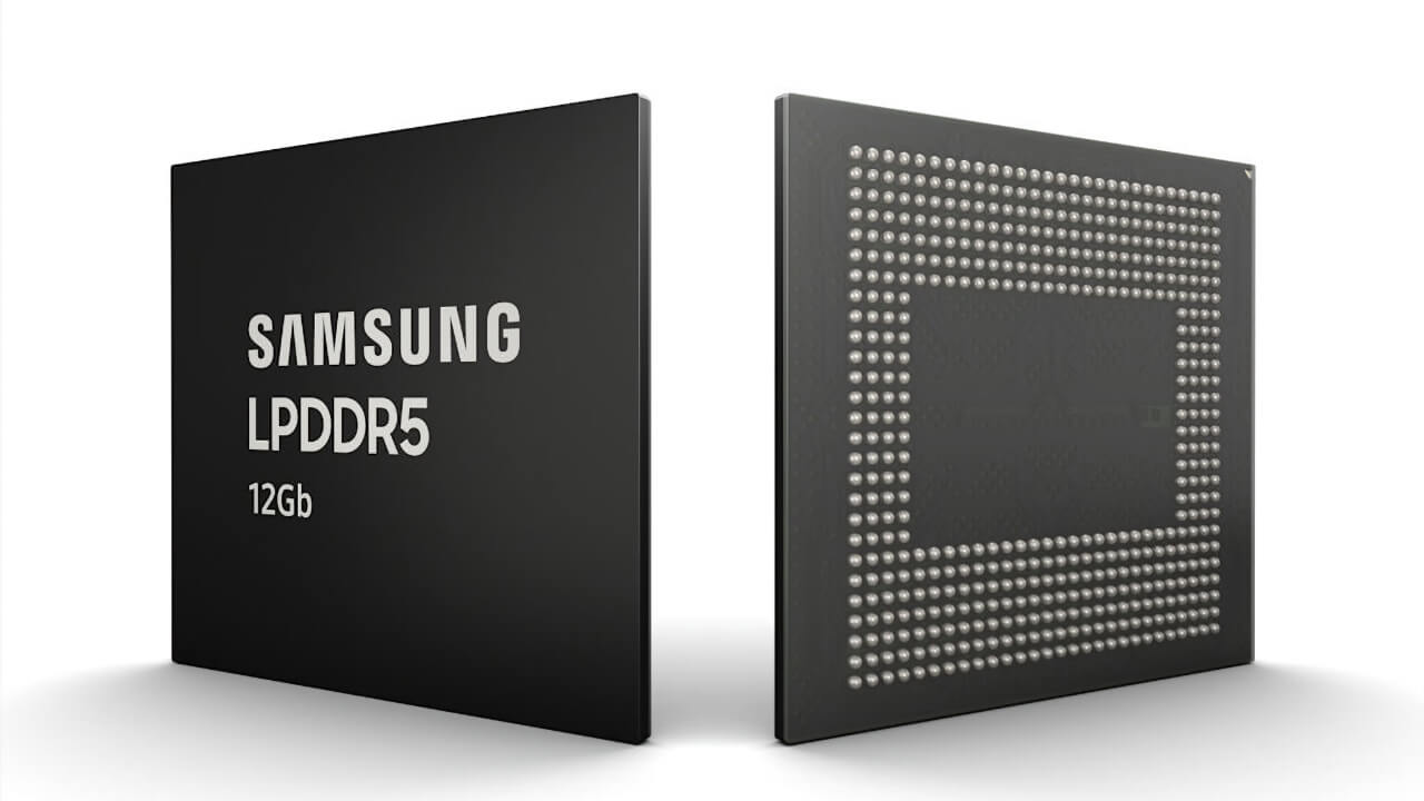 Memória RAM LPDDR5 de 12GB da Samsung