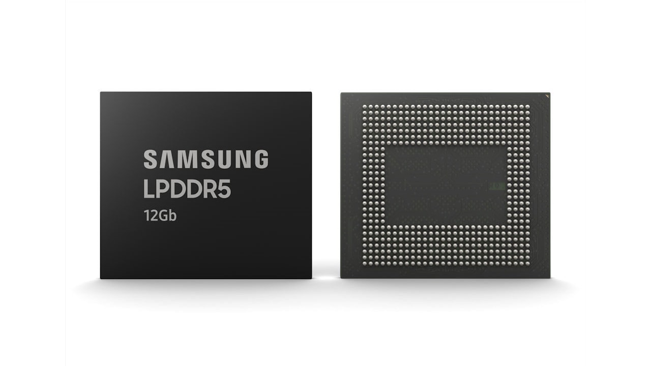 Memória RAM LPDDR5 de 12GB da Samsung