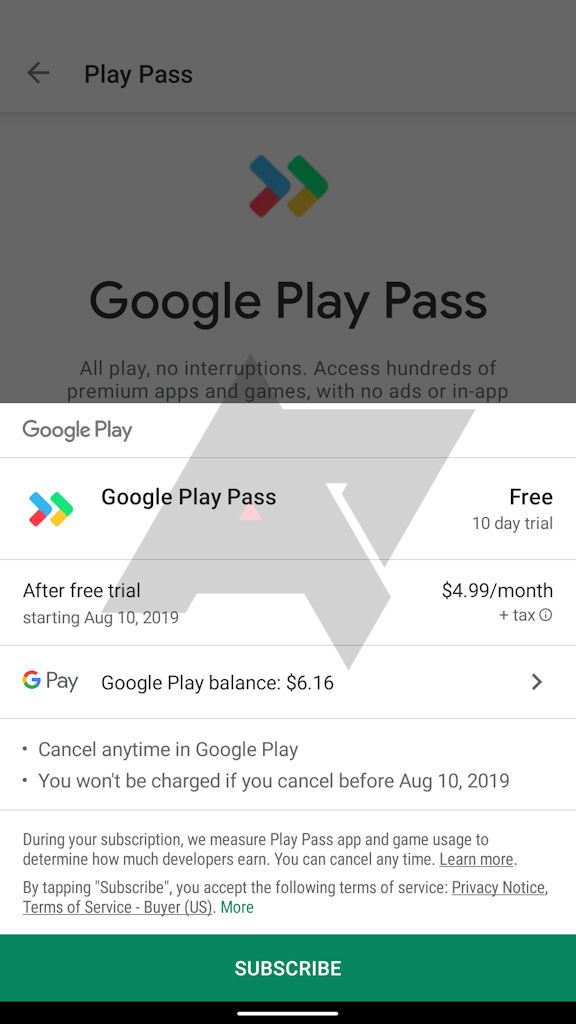 Google Play Pass